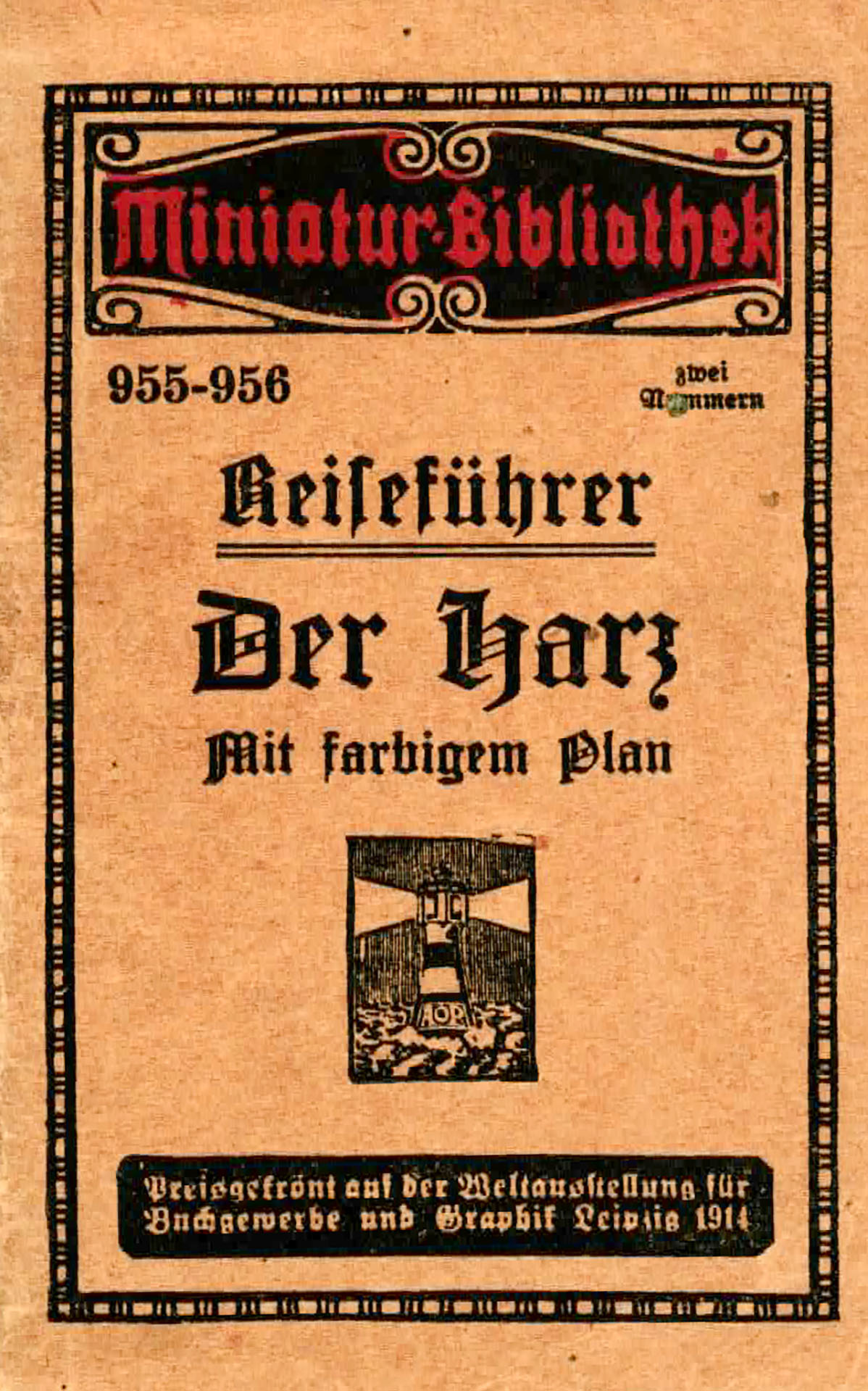 Reiseführer - Der Harz - mit farbigem Plan - Paul, Albert Otto